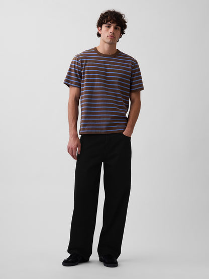 Kahverengi Heavyweight Relaxed T-shirt