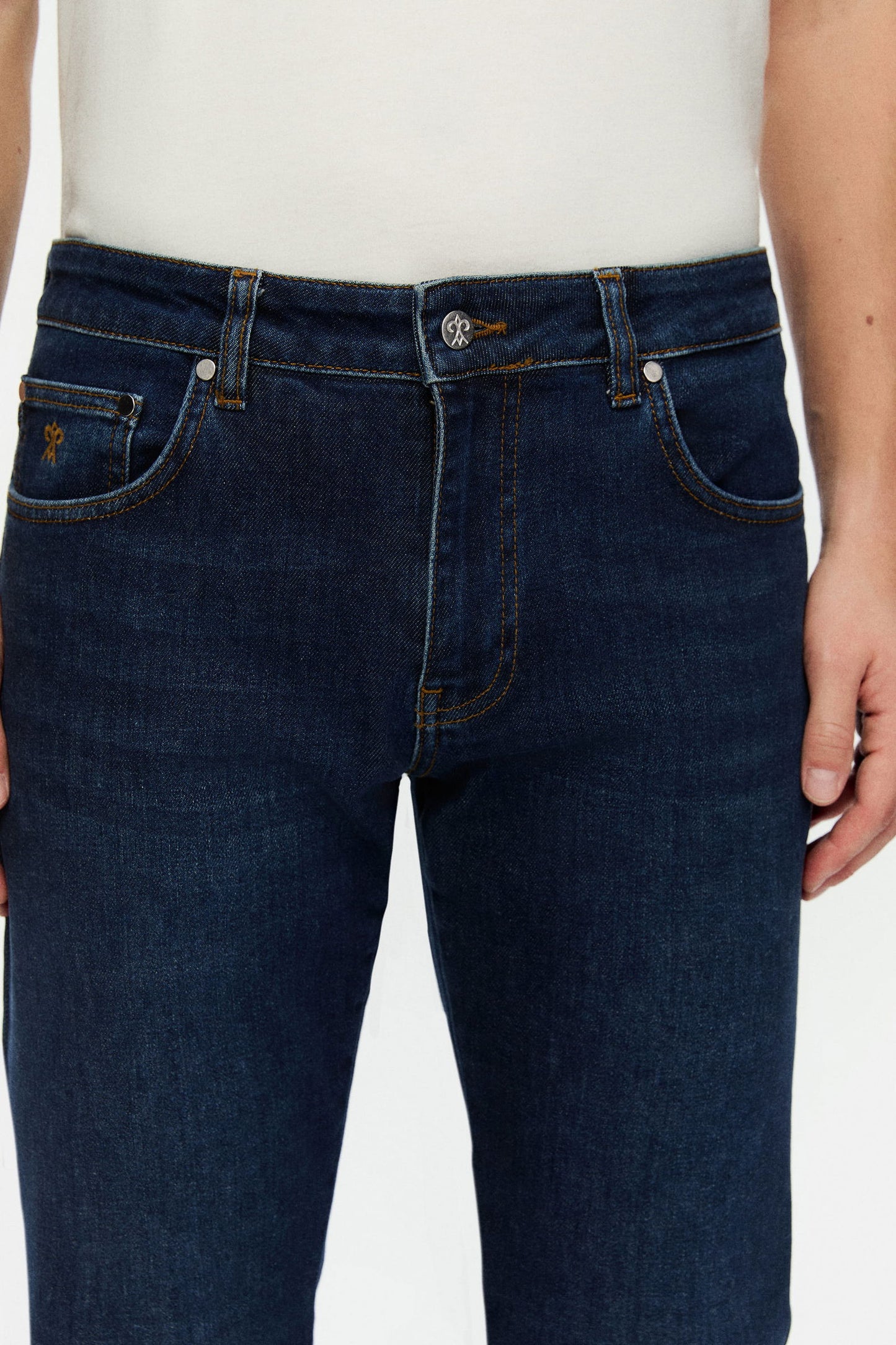 Damat Slim Fit Indigo Denim Pantolon