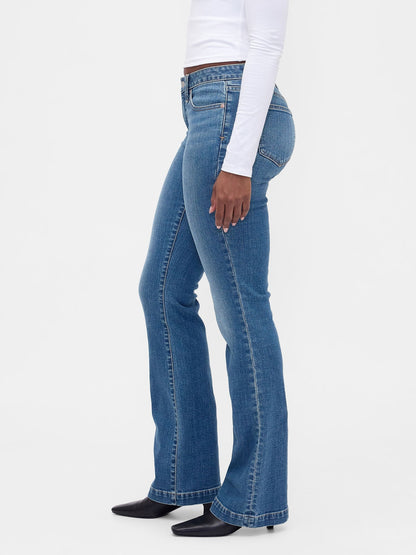 Denim Mavi Curvy Low Rise Long & Lean Jean Pantolon