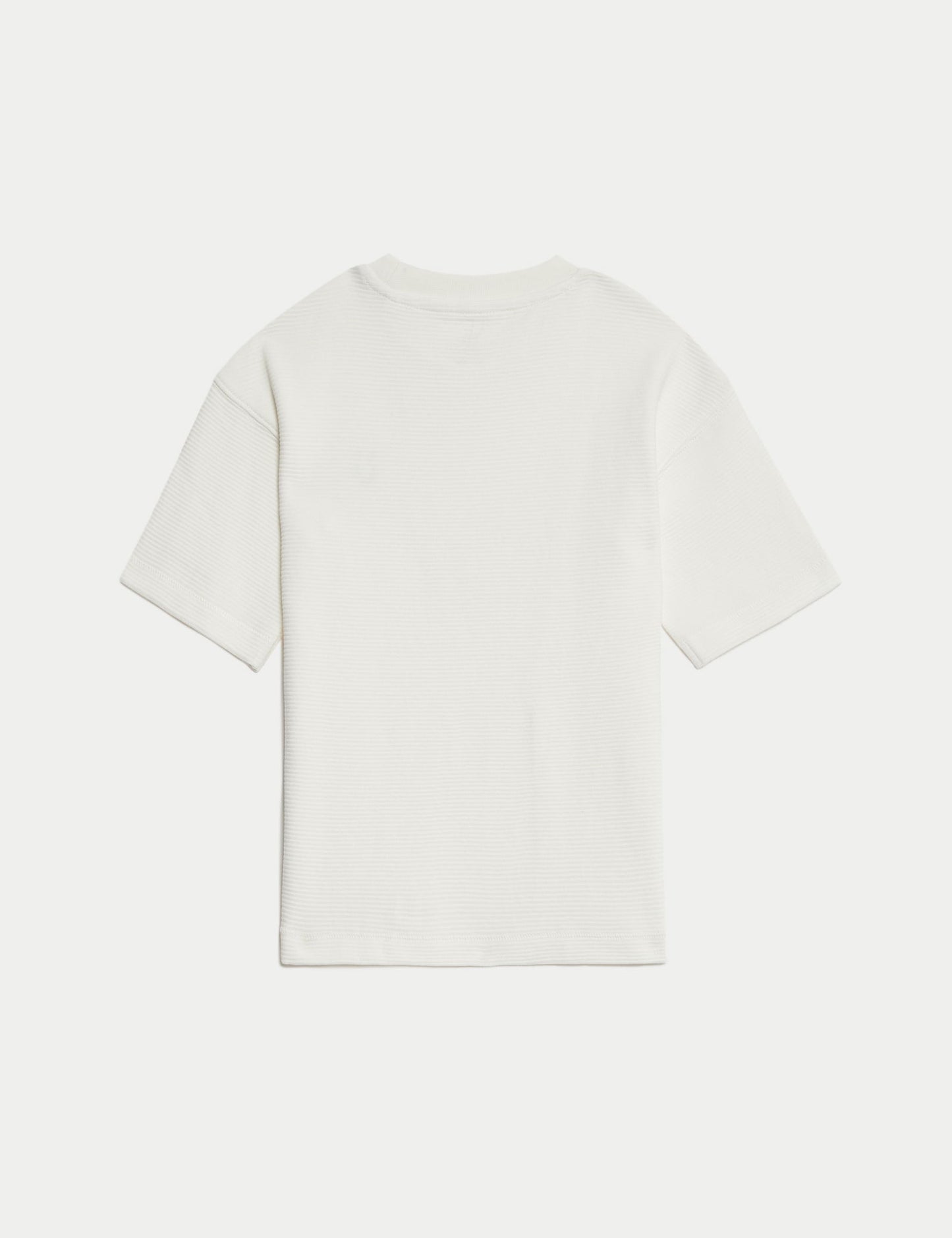 Saf Pamuklu Dokulu T-shirt (1-7 Yaş)