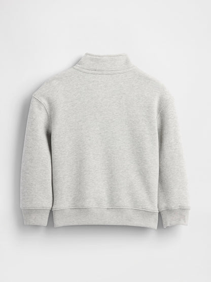 Lacivert Vintagesoft Yarım Fermuarlı Sweatshirt