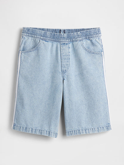 Denim Mavi 11 Mid Rise Ultrasoft Easy Denim Şort