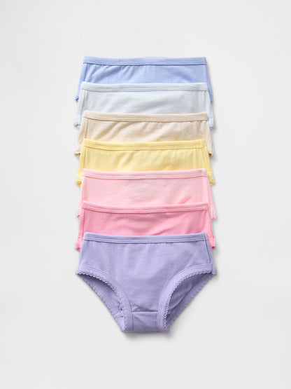 Çok Renkli Bikini Briefs Külot (7'li)