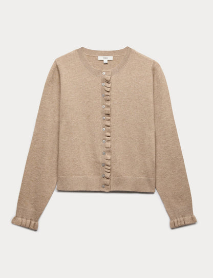Air-yarn Fırfırlı Hırka