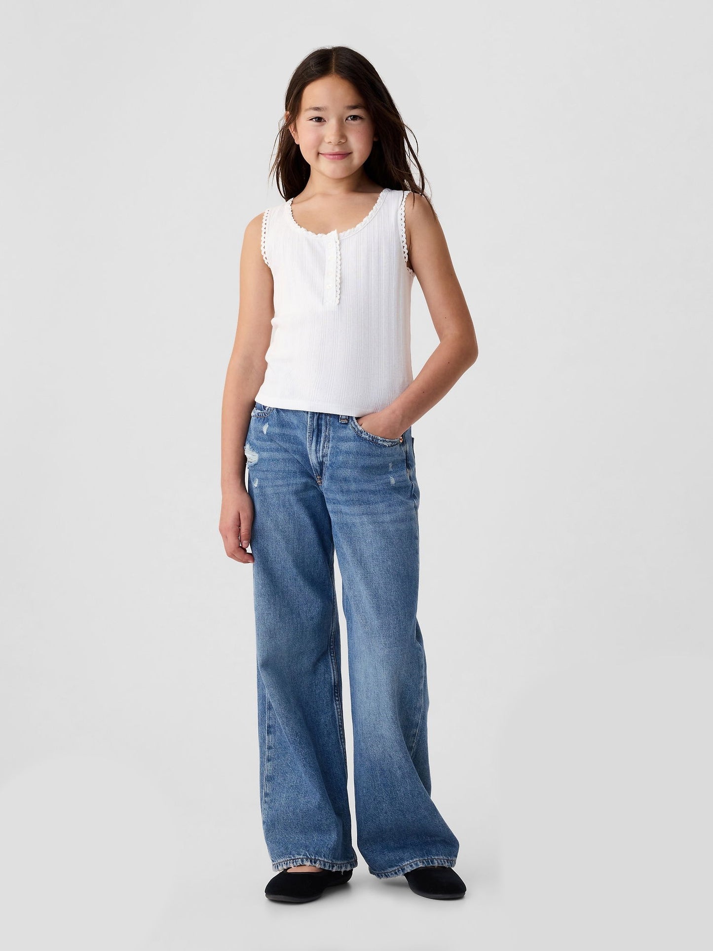 Kırık Beyaz Gap × Dôen Pointelle Atlet