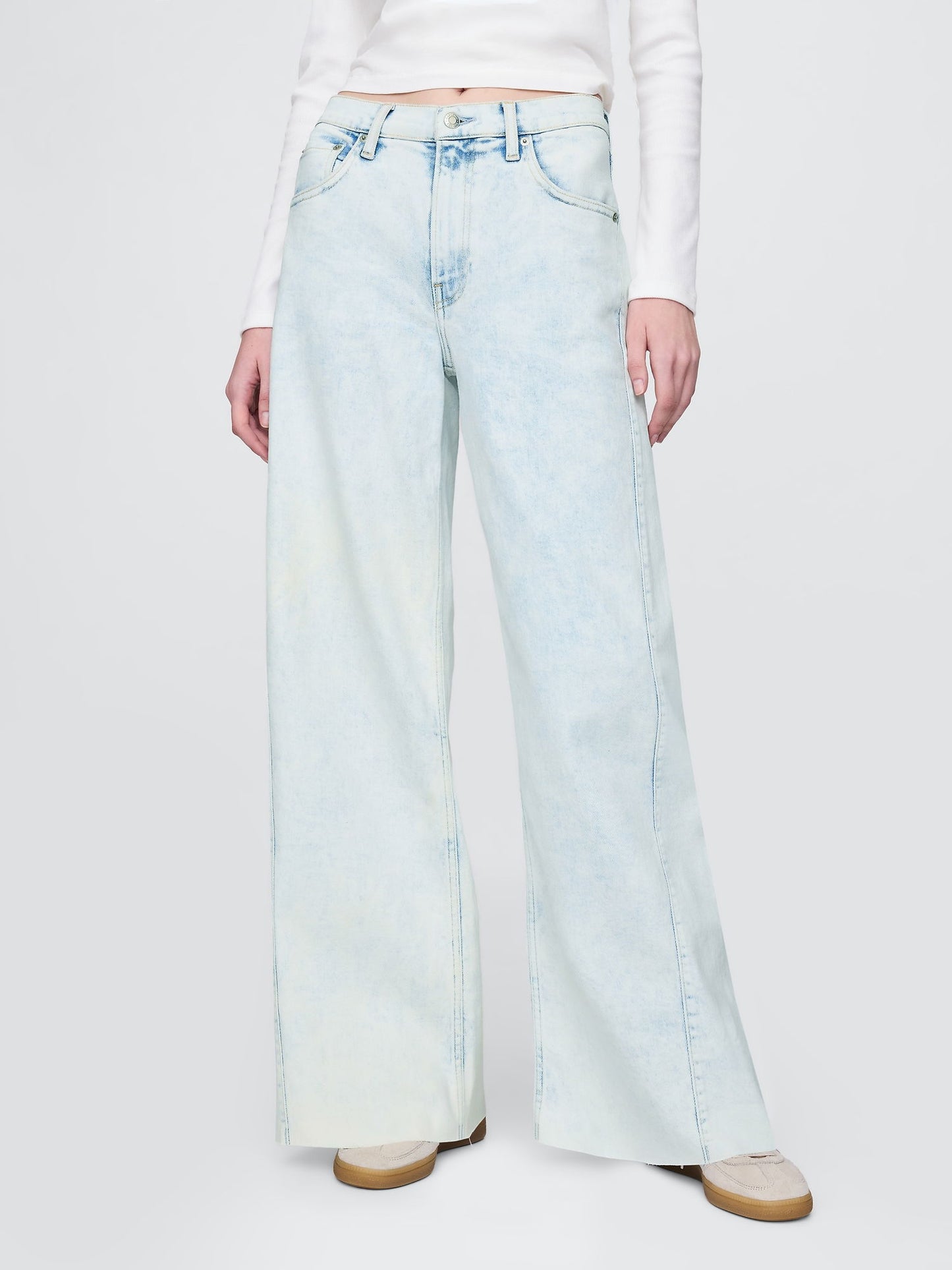 Mavi High Rise Stride Wide-leg Jean Pantolon