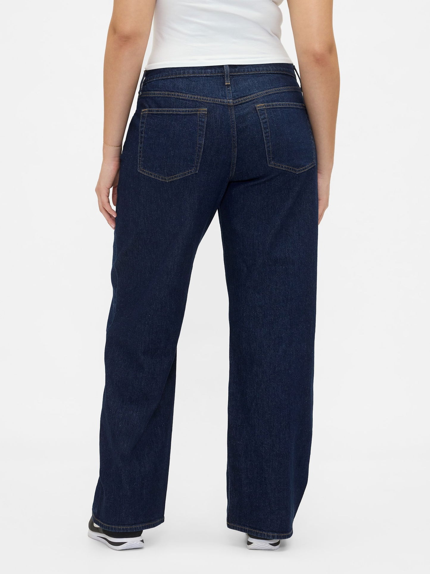 Koyu Mavi Low Rise '90s Jean Pantolon