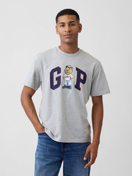 Gri Everyday Soft Relaxed Gap Logo T-shirt
