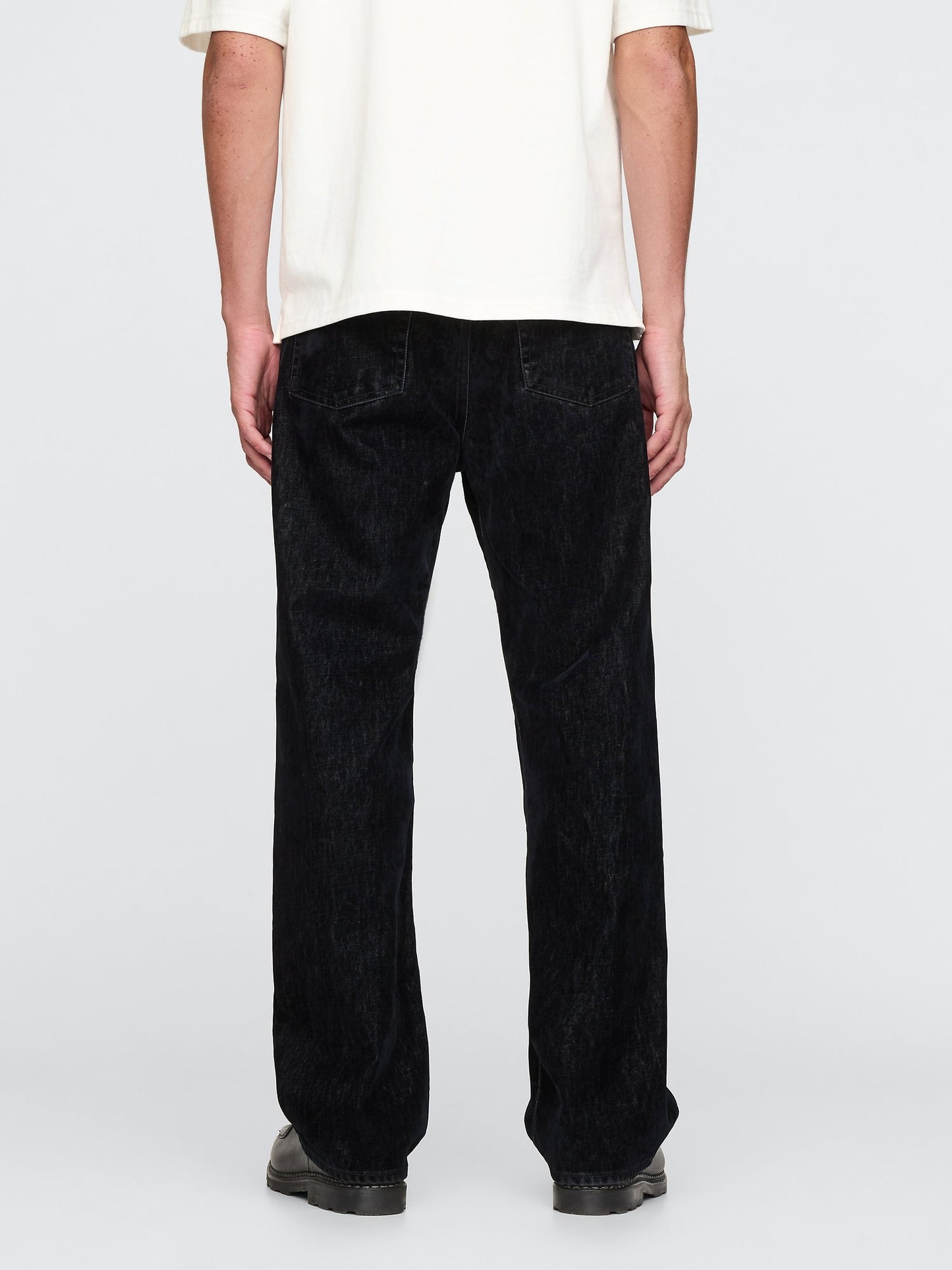 Lacivert Loose Jean Pantolon