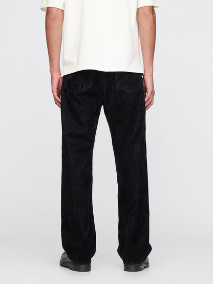 Lacivert Loose Jean Pantolon