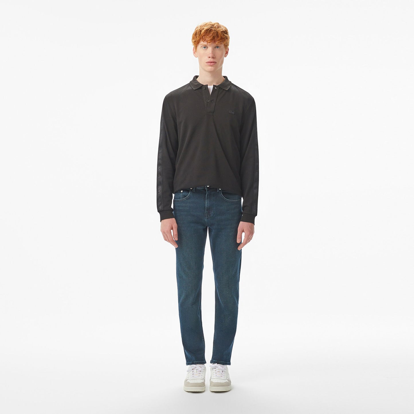 Lacoste Erkek Regular Fit Uzun Kollu Siyah Polo