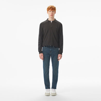 Lacoste Erkek Regular Fit Uzun Kollu Siyah Polo