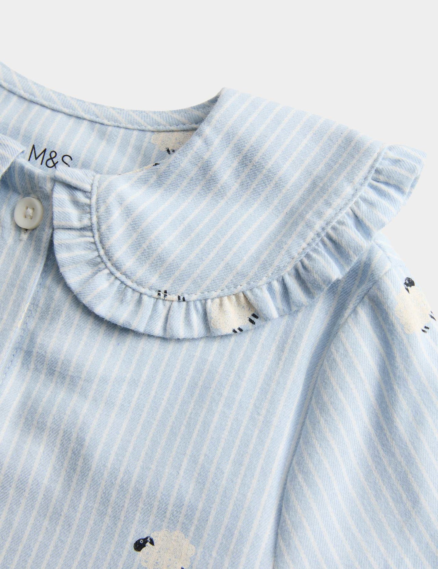 Pamuklu Desenli Pijama Takımı