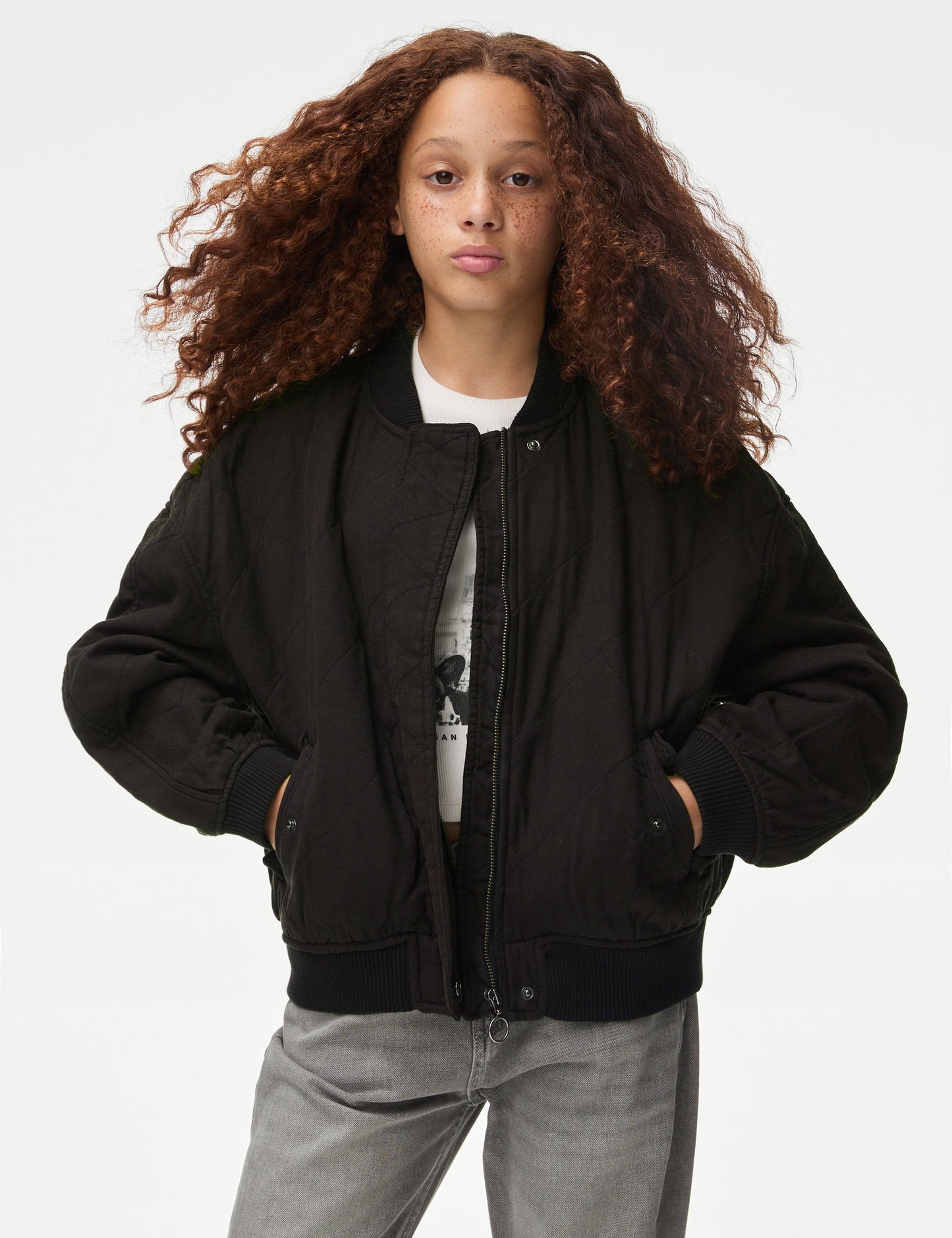 Regular Fit Bomber Ceket (6-16 Yaş)