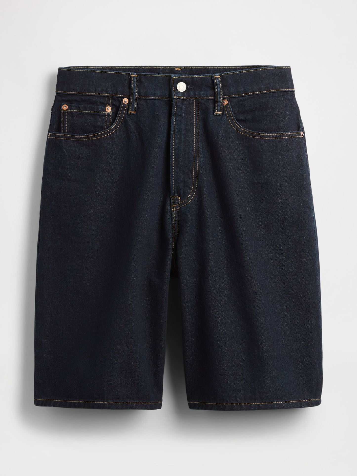 Siyah 10.5 Baggy Denim Şort