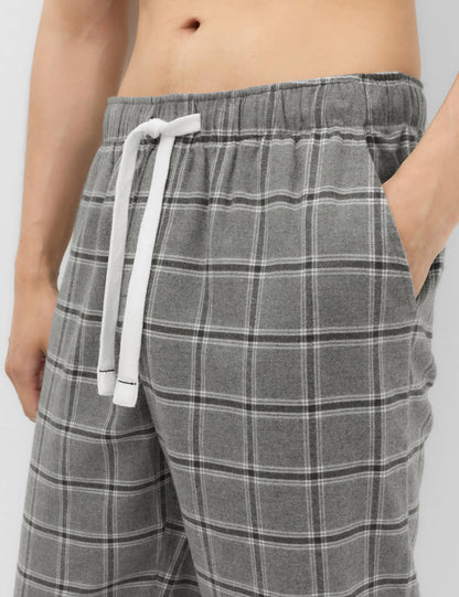 Pamuklu Kareli Pijama Altı