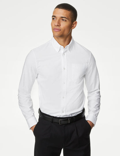 Regular Fit Uzun Kollu Oxford Gömlek