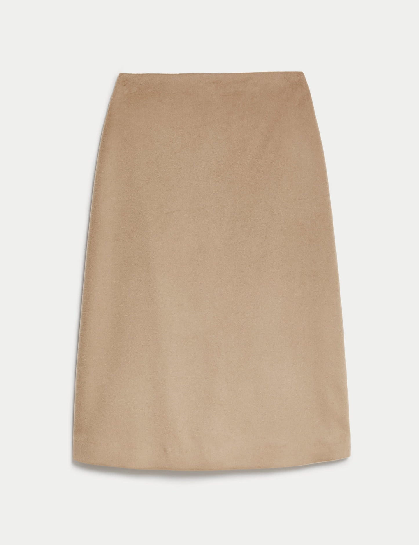 Regular Fit Midi Yün Etek