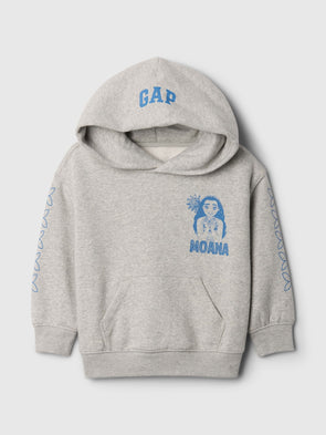 Gri Gap × Disney Logo Vintage Soft Moana Grafikli Sweatshirt