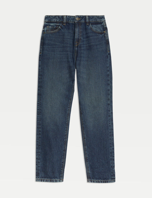 Pamuklu Relaxed Fit Jean (6-16 yaş)