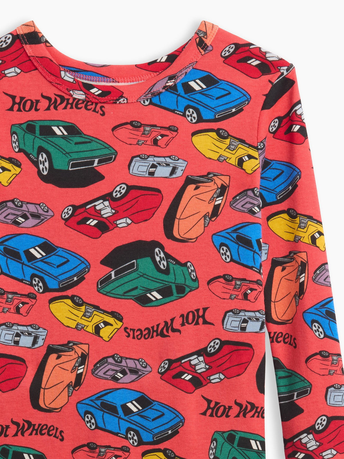 Kırmızı Hot Wheels Baskılı Pijama Takımı