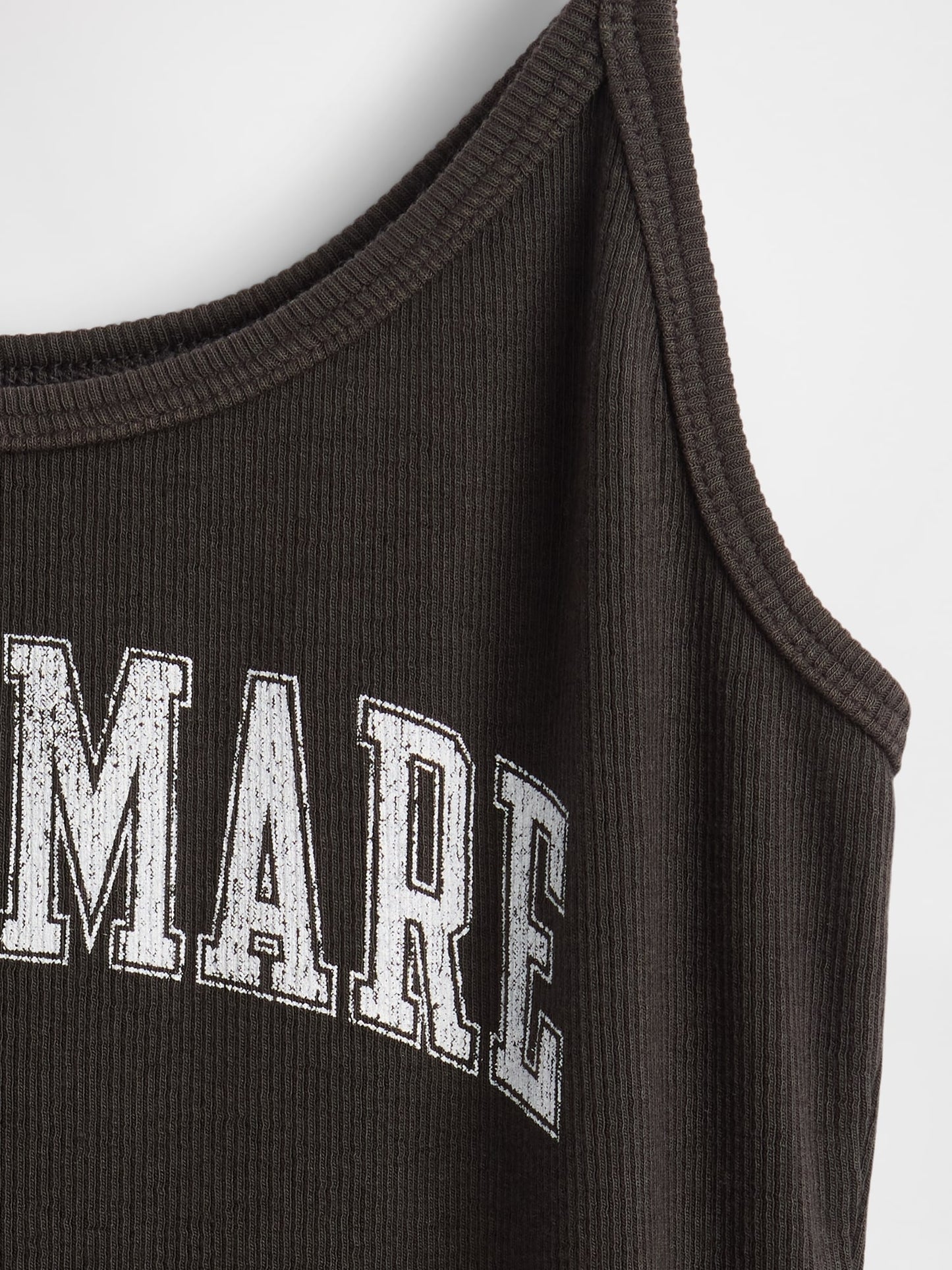 Siyah Gap × Disney Tim Burton’s The Nightmare Before Christmas Mini Rib Tank