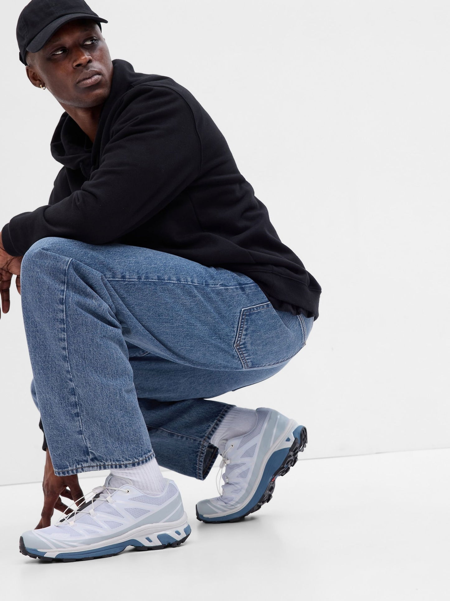 Mavi Baggy Jean Pantolon
