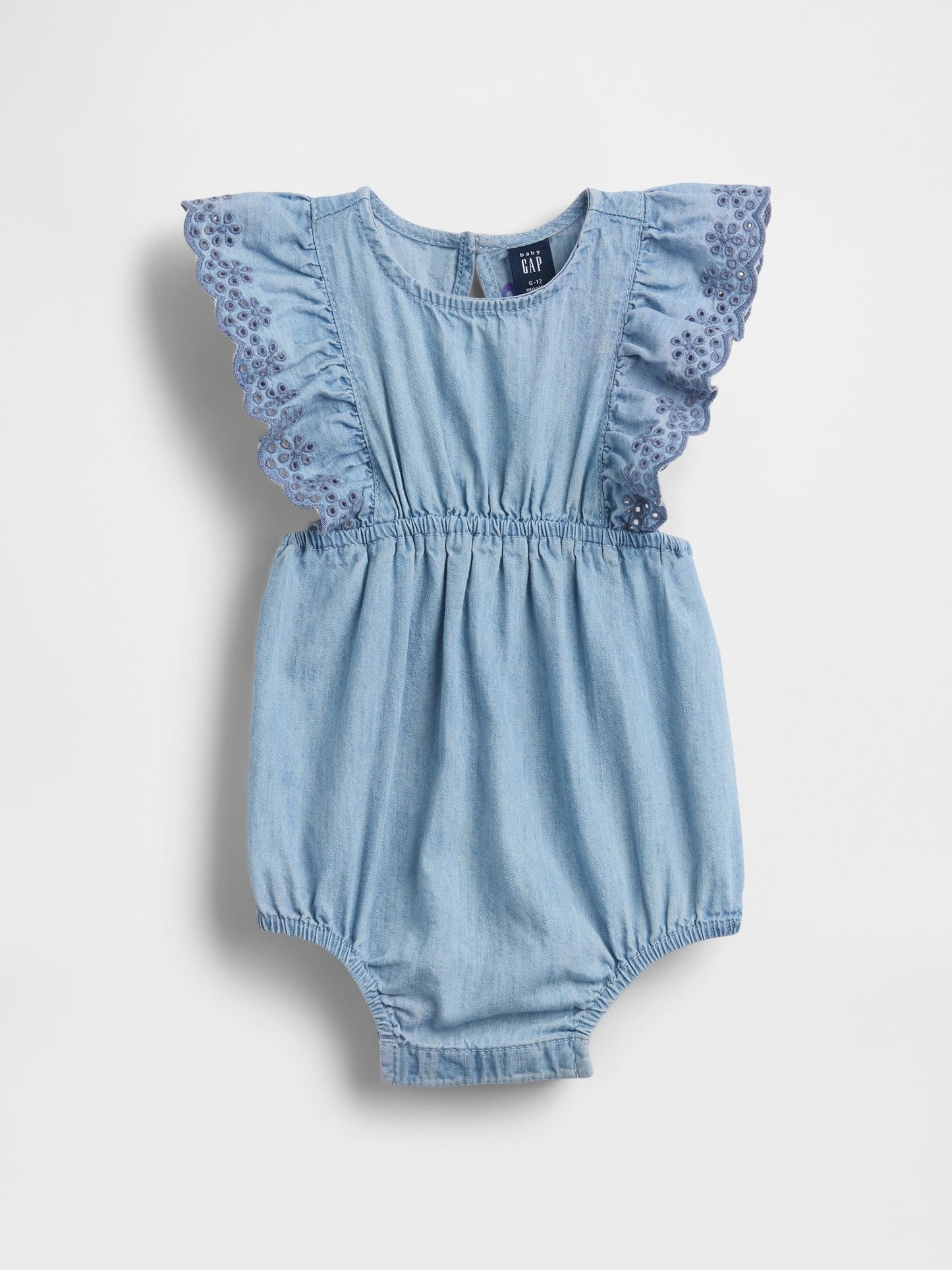 Mavi Eyelet Denim Tulum