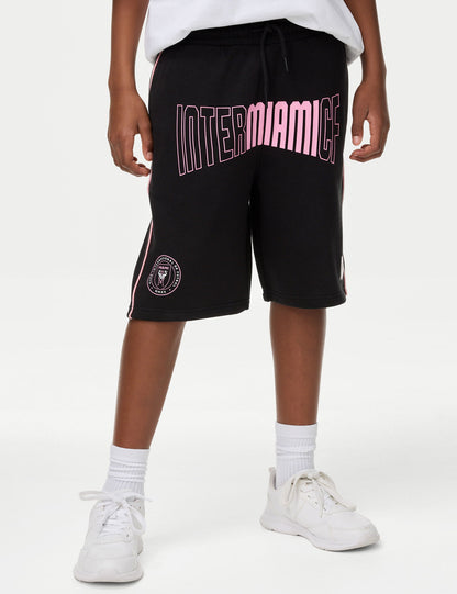 Pamuklu Inter Miami Cf Şort (6-16 Yaş)