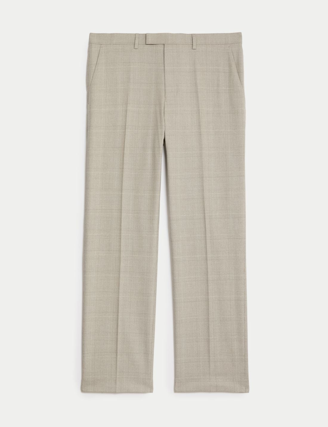 Regular Fit Ekose Desenli Klasik Pantolon