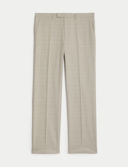 Regular Fit Ekose Desenli Klasik Pantolon