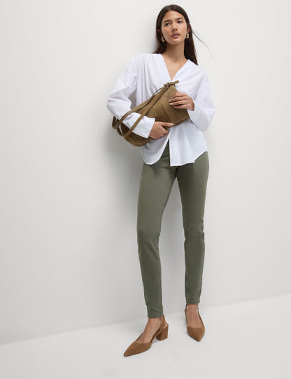 Yüksek Bel Jegging Jean Pantolon