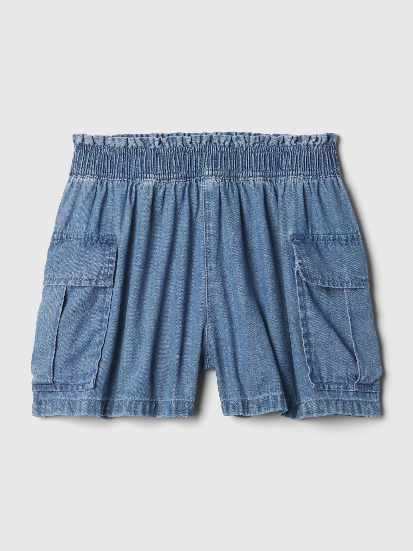 Mavi Mid Rise Denim Utility Şort