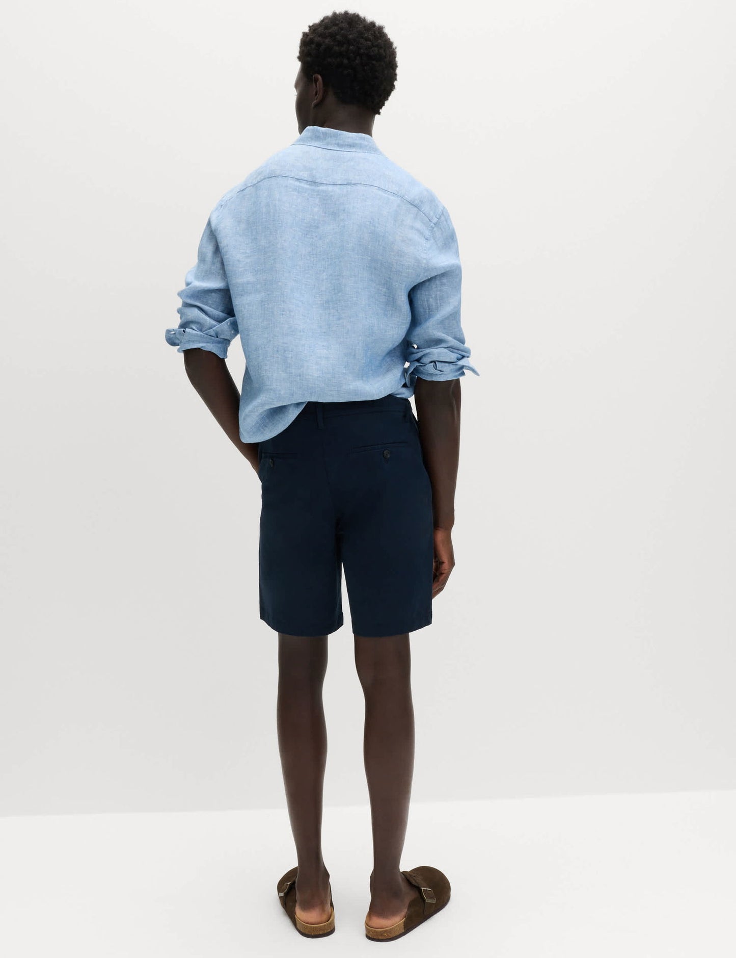 Regular Fit Streç Chino Şort