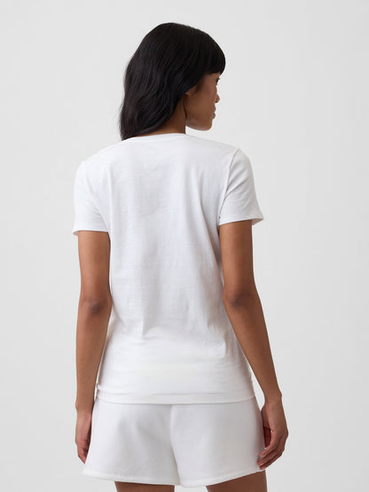Beyaz Gap Logo T-shirt