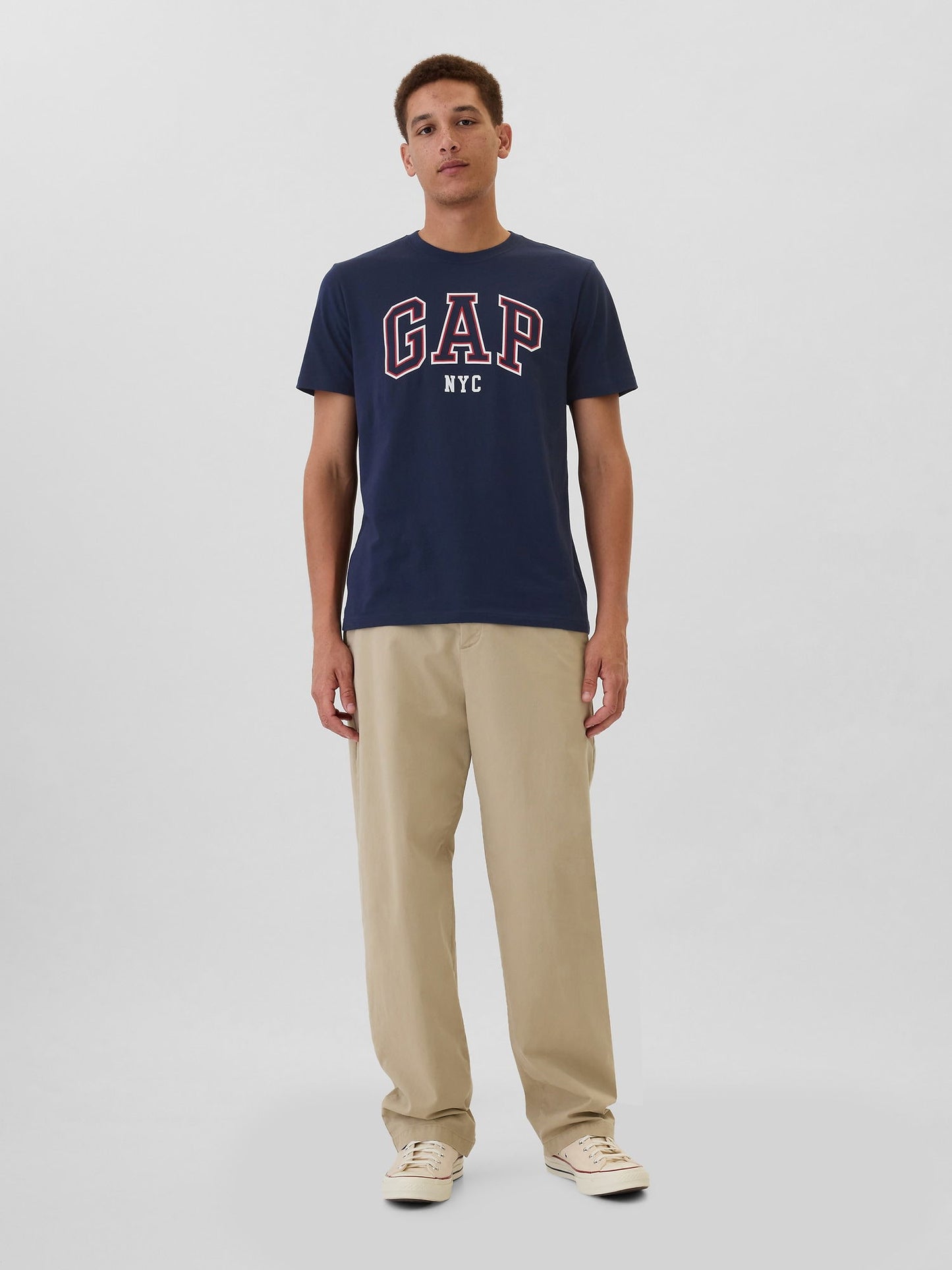 Lacivert Everyday Soft Gap Nyc Logo T-shirt