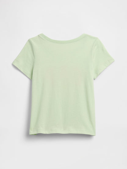Açık Yeşil Babygap Logo T-shirt
