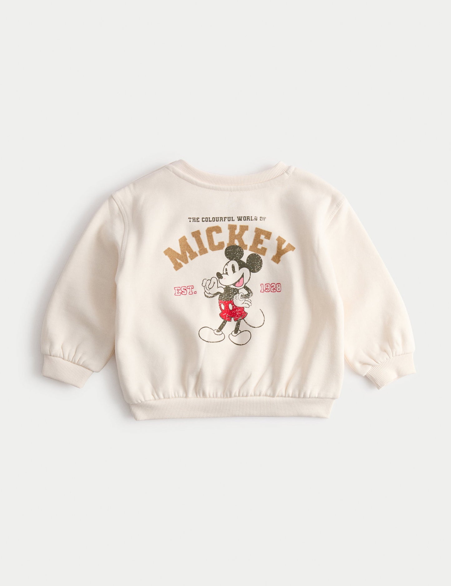Pamuk Karışımlı Mickey Mouse:trade_mark: Sweatshirt (0-3 Yaş)