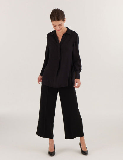 Relaxed Fit Uzun Kollu Popover Bluz