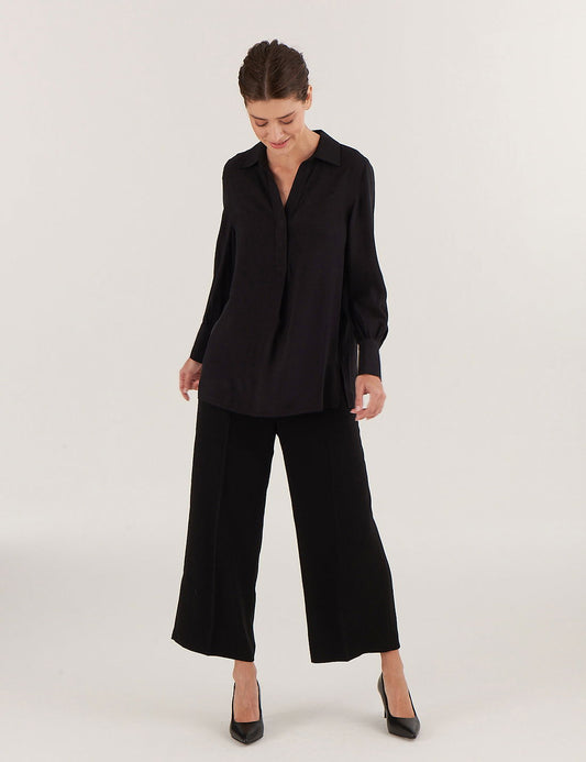 Relaxed Fit Uzun Kollu Popover Bluz