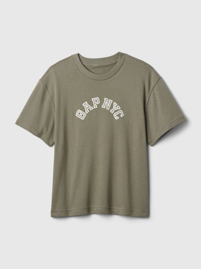 Haki Gap Nyc Arch Logo T-shirt