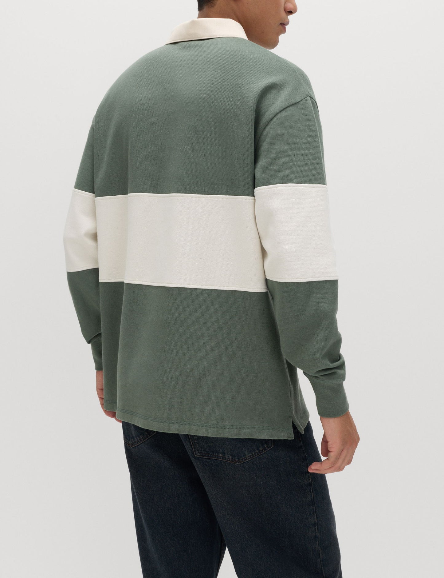 Çizgili Rugby Sweatshirt