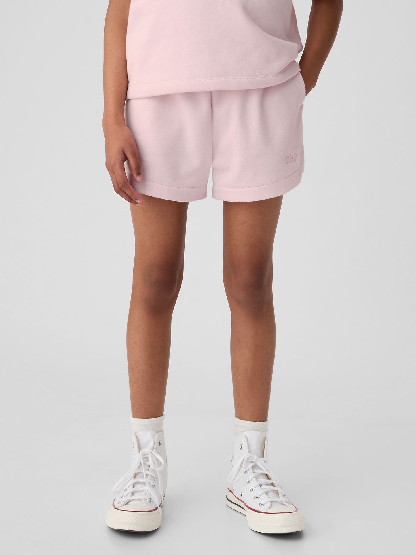 Pembe Mini Gap Logo Sweat Şort