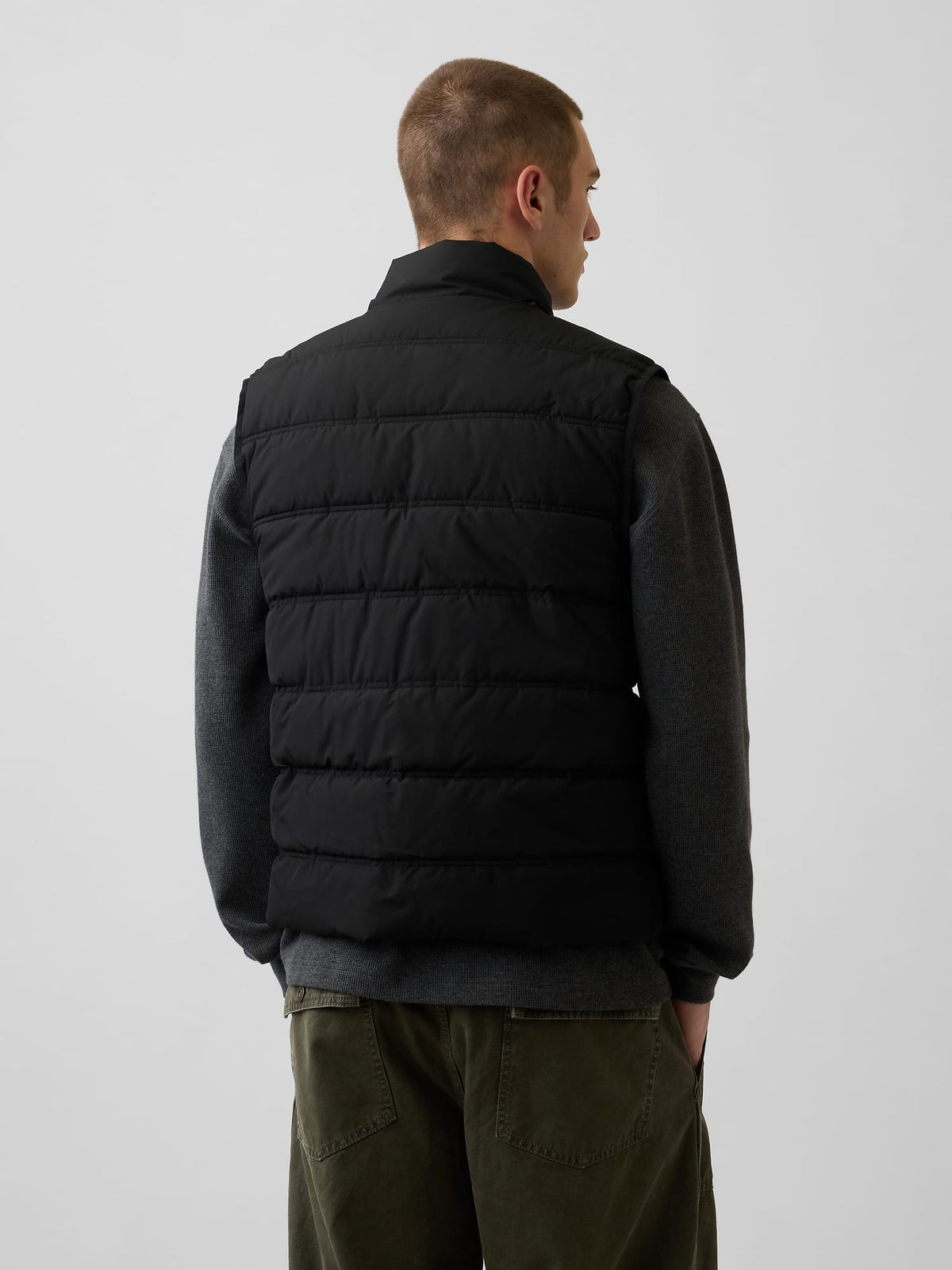 Mavi Relaxed Puffer Şişme Yelek