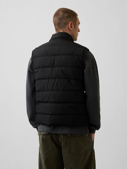 Mavi Relaxed Puffer Şişme Yelek