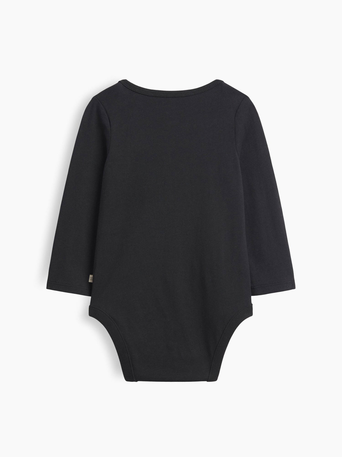 Siyah Grafik Baskılı Bodysuit
