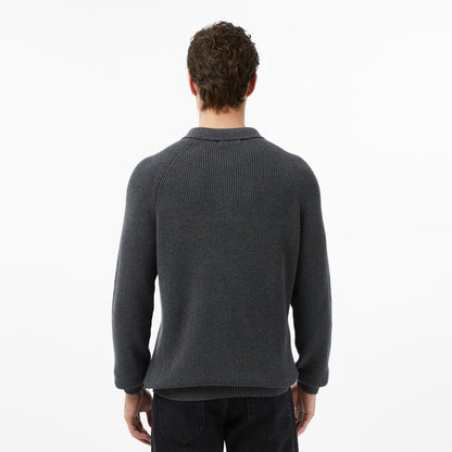 Nautica Erkek Gri Classic Fit Kazak