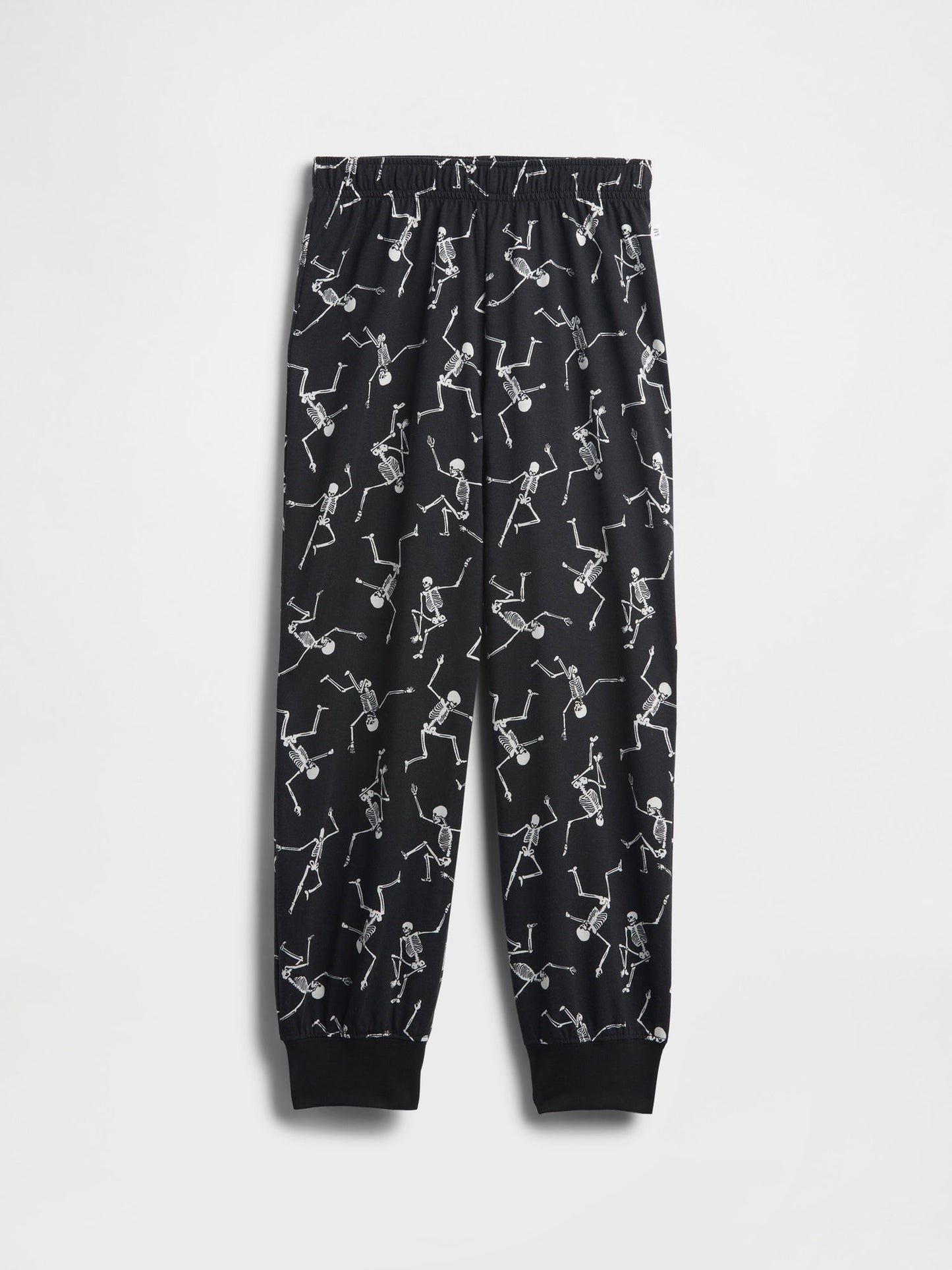 Siyah Halloween Geri Dönüştürülmüş Pijama Jogger