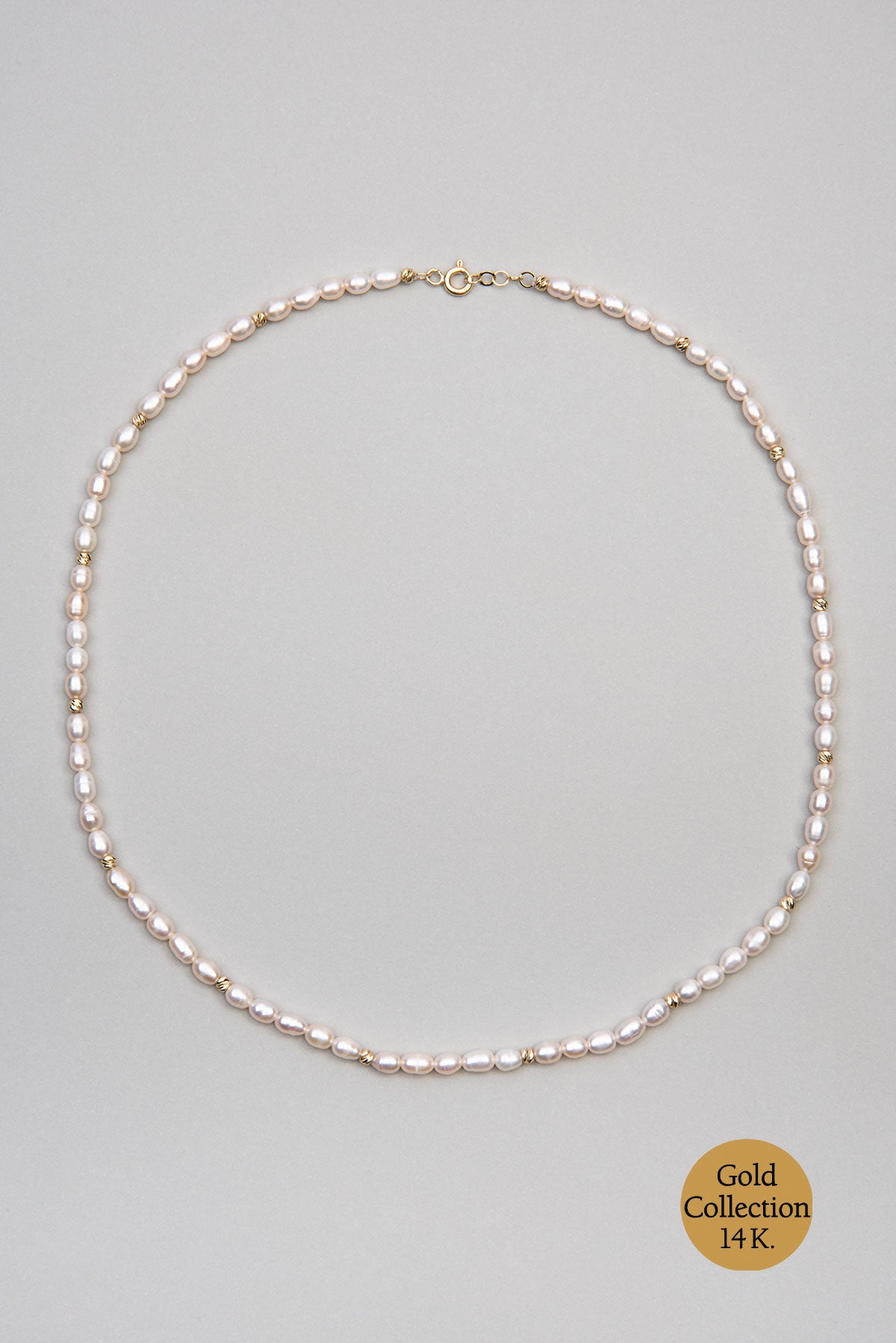 Doğal Inci Zarafeti 14 Ayar Altın Kolye M00296073643