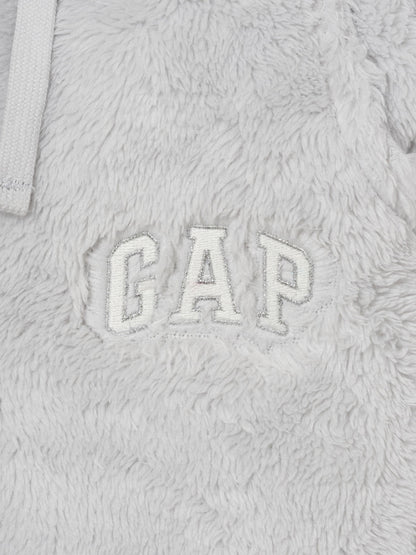 Gri Sherpa Logo Jogger Eşofman Altı